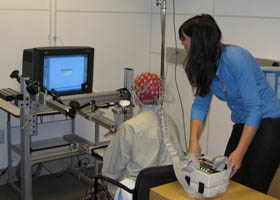 EEG experiment at the Gazzaley Lab at UCSF, Sandler Neurosciences Center.