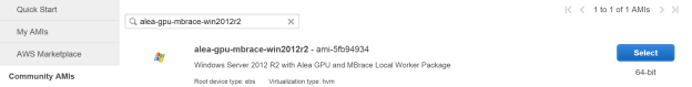 Figure 7: Windows AMI alea-gpu-mbrace-win2012r2.