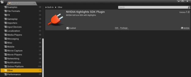 NVIDIA Highlights Plugin Unreal Engine 4