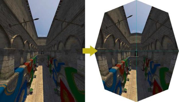 Lens matched shading VRworks SMP API VR