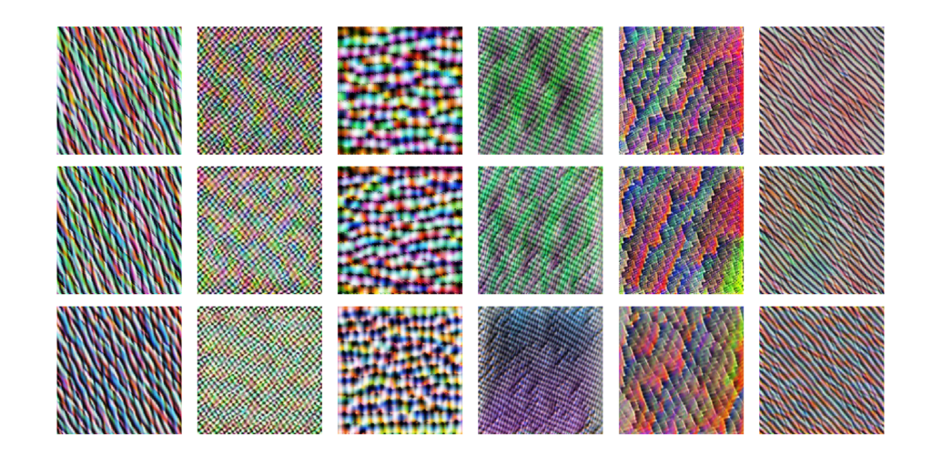 Filter visualizations from MobilNet layer 23 image