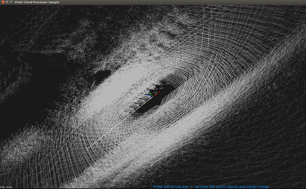 Point Cloud Processing Trajectory Screen
