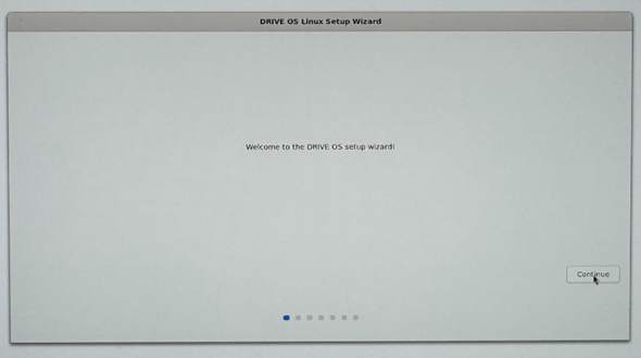 Screenshot of the Setup Wizard welcome screen