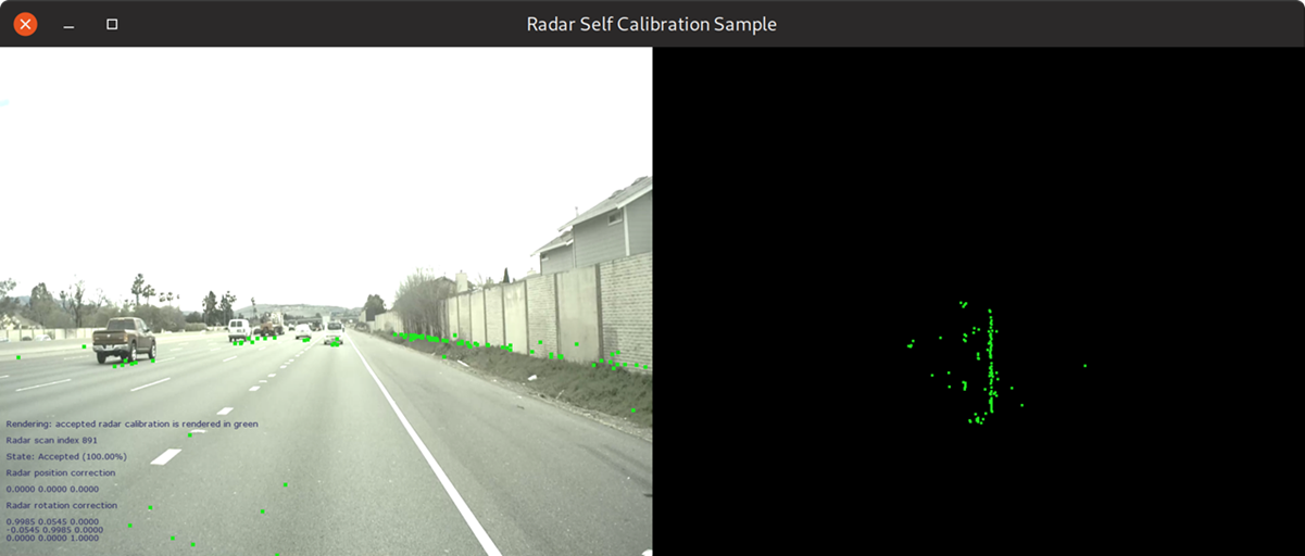 Radar Calibration Sample — NVIDIA DriveOS 7.0.3 Linux SDK Developer Guide