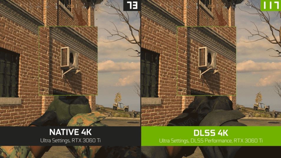 NVIDIA DLSS On/Off Comparison in Call of Duty: WarZone