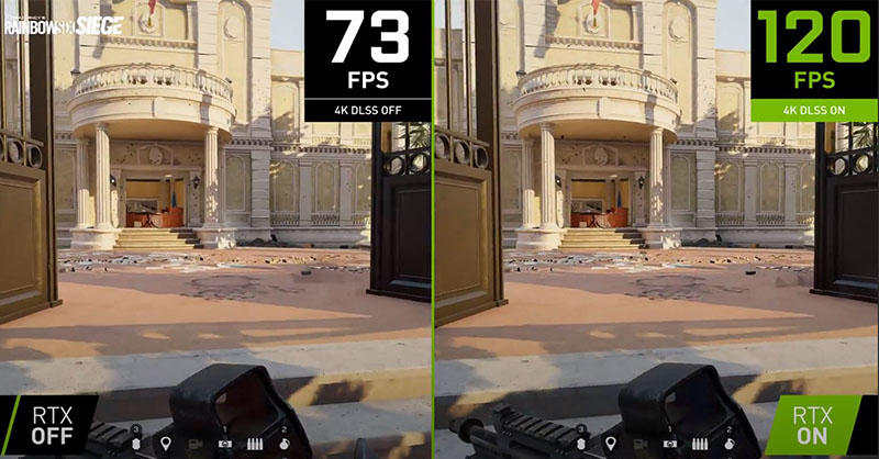 NVIDIA DLSS On/Off Comparison in Tom Clancy’s Rainbow Six Siege